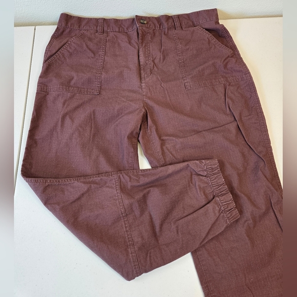 Eddie Bauer Jogger Pants, Brown, 16 - Picture 5 of 14